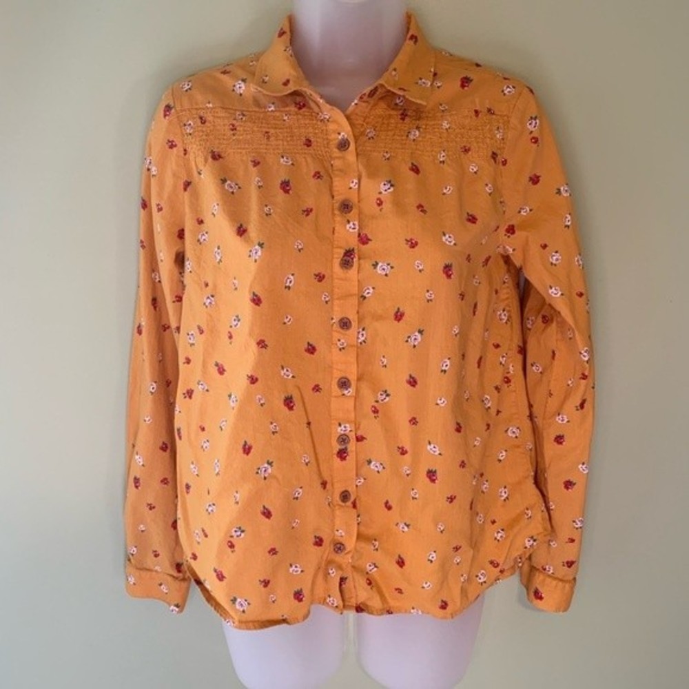 Maeve by Anthropologie Ditsy Floral Shirt, Size 0